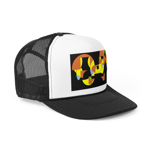 "HobBobGoBlyN" - Orange & Yellow Trucker Cap