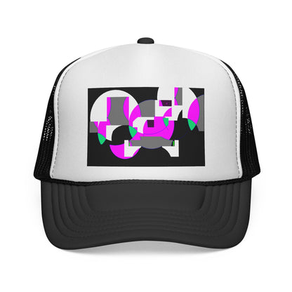 "HobBobGoBlyN" - Pink & White Trucker Cap