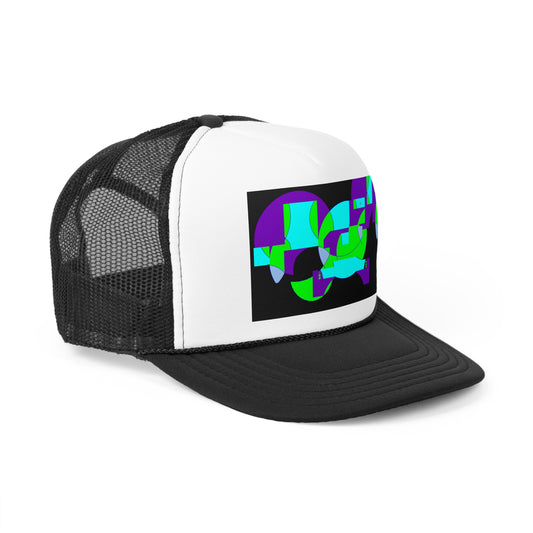 "HobBobGoBlyN" - Green & Purple Trucker Cap