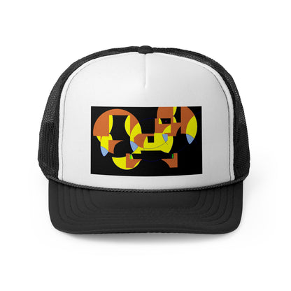 "HobBobGoBlyN" - Orange & Yellow Trucker Cap